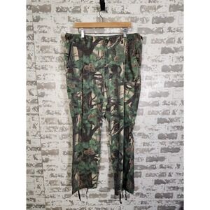 VTG Cabela's 3D Konifer Seclusion Pants‎ Mens 38 Reg Green Cargo Camo Hunting